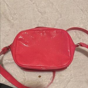 Juicy Couture Pink Crossbody Bag with Glossy Finish